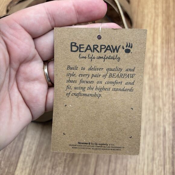 Bearpaw Julianna Ii Women's Summer Sandals Tan - Size 11 New With Tags Brown - Picture 8 of 8